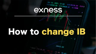 Explanation of how to change IB (partner) and switch cashback companies for Exness with images! Receive your cash back!